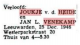 Verlovingadvertentie Jan en Joukje Venekamp-vdHeide in de Leeuwarder Courant Verlovingadvertentie Jan en Joukje Venekamp-vdHeide in de Leeuwarder Courant